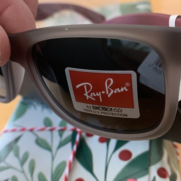 NWT Ray Ban Justin 51 MM Flattop Sunglasses - Picture 4 of 5